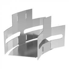 Угол горизонтальный изменяемый 0-45 градусов Стандарт INOX (AISI 304) 50х50 Промрукав (PR16.3583)