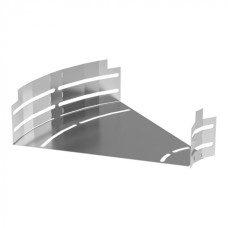 Угол горизонтальный изменяемый 0-45 градусов Стандарт INOX (AISI 304) 300х80 Промрукав (PR16.3594)