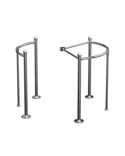 Ограждение Ростов-Дон Ол-р (Хром) ЛЮКС (0091) в Санкт-Петербурге Ограждения Pintop.ru