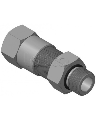 Кабельный ввод с резьбой G1/2 для открытой прокладки кабеля с проходным диаметром d=6-10 мм Спектрон КВН-10-М-G1/2 в Санкт-Петербурге Аксессуары для кабель-канала Pintop.ru