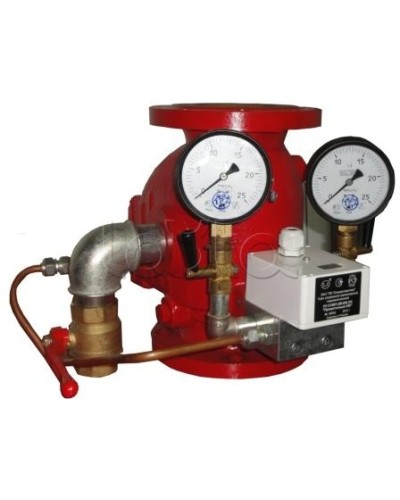 Узел управления спринклерный водозаполненный Спецавтоматика Прямоточный-65 (УУ-С65/1,6В-ВФ.О4) в Санкт-Петербурге Устройства пуска водяного пожаротушения Pintop.ru