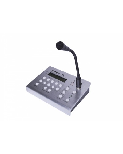 Консоль микрофонная удалённая многозонная Тромбон УК в Санкт-Петербурге Система оповещения и трансляции Pintop.ru