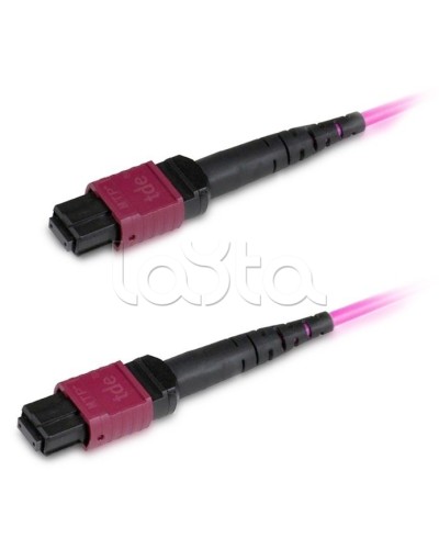 Патч-корд волоконно-оптический Hyperline FHD-MC3-503-MPOF12/PS-MPOF12/PS-B-20M-LSZH-AQ в Санкт-Петербурге Патч-корды и пигтейлы Pintop.ru