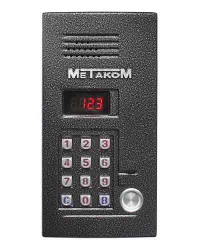 Блок вызова домофона Метаком MK2012-TM4E в Санкт-Петербурге Блоки вызова многоабонентные Pintop.ru