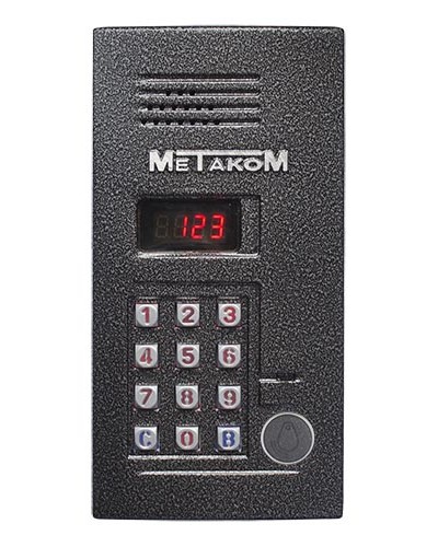 Блок вызова домофона Метаком MK2012-RFEVN в Санкт-Петербурге Блоки вызова многоабонентные Pintop.ru