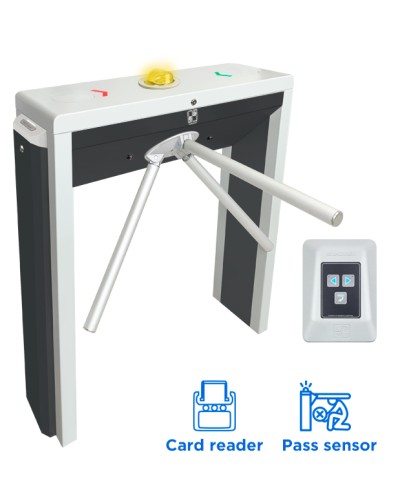 CARDDEX Комплект тумбового турникета со встроенным картоприемником STL-03KEC в Санкт-Петербурге Турникеты Pintop.ru
