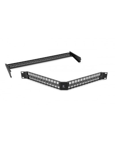 Угловая модульная патч-панель 19, 48 портов, 1U Cabeus (PLBHD-48-CON) в Санкт-Петербурге Патч панель Pintop.ru