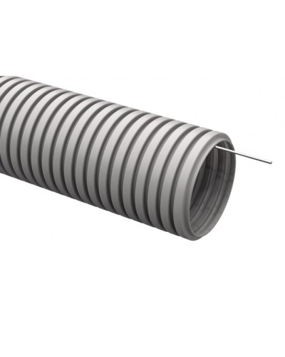 ELASTA Труба гофр. тяжелая ПВХ d=25мм с зондом (50м) IEK (EA-TG23-121-025-050-K41) в Санкт-Петербурге Труба гофрированная Pintop.ru