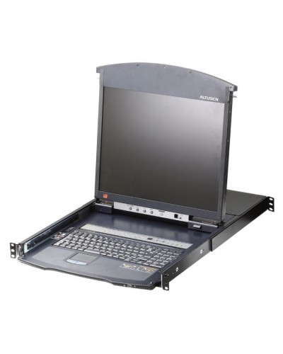 KVM консоль с переключателем ATEN KL1516AIN-AXA-RG в Санкт-Петербурге Системы видеонаблюдения Pintop.ru