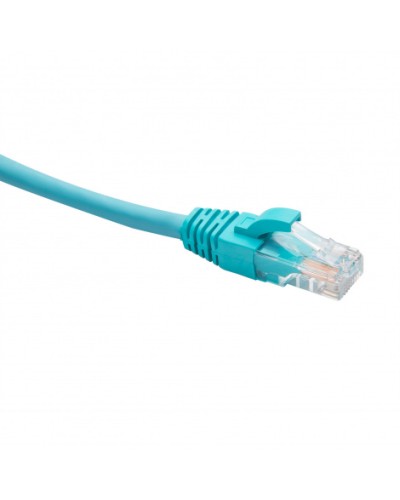 Шнур коммутационный U/UTP категория 5e LSZH нг(А)-HF 1,0 м, бирюзовый Datarex DR-181607 в Санкт-Петербурге Патчкорды (медные) Pintop.ru