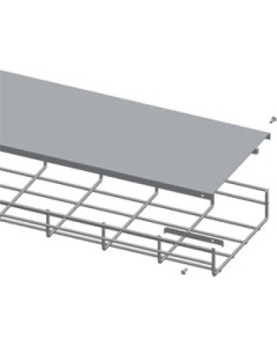 Крышка для лотка шириной 300мм, 1м. LANMASTER LAN-MT-AB300-EZ в Санкт-Петербурге Аксессуары для лотков Pintop.ru