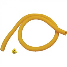 Гофротруба 80 мм для кабельного спуска, с разрезом, 3 метра, желтая LANMASTER (LAN-OT-TUBE-80)