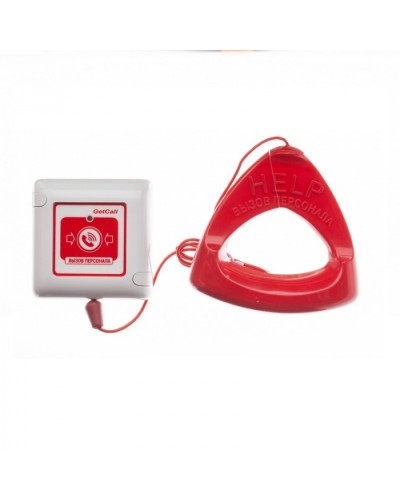 Кнопка со шнуром проводная аналоговая влагозащищенная Getcall GC-0423W1 в Санкт-Петербурге Переговорные устройства Pintop.ru