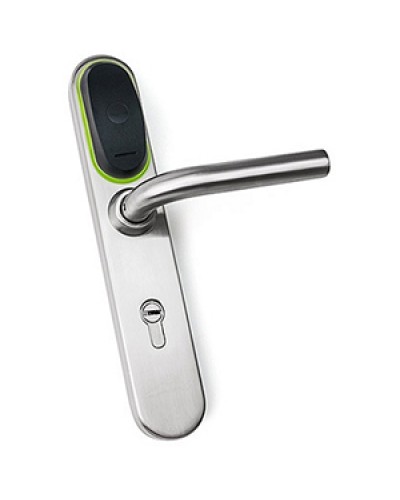 Замок электромеханический для двери IronLogic Eurolock EHT net (серебро) dd = 72 мм в Санкт-Петербурге Электромеханические замки Pintop.ru