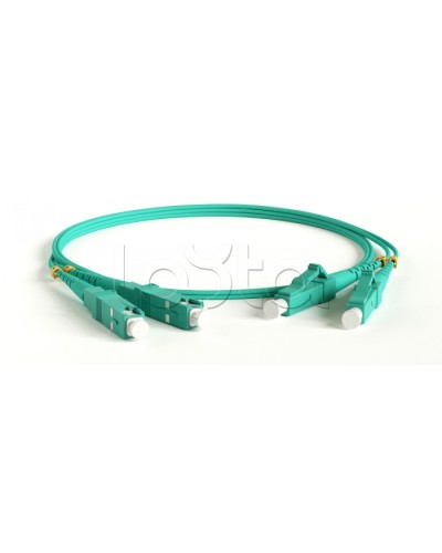 Патч-корд волоконно-оптический Hyperline FC-D2-503-FC/PR-FC/PR-H-1M-LSZH-AQ в Санкт-Петербурге Патч-корды оптические Pintop.ru