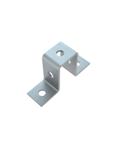 Прямоугольная скоба для страт-профиля 41х72 мм КМ-профиль (PS41-72) в Санкт-Петербурге Держатели, клипсы, скобы Pintop.ru