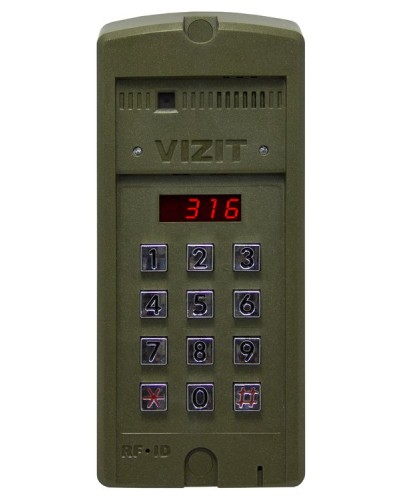 Блок вызова для совместной работы с БУД-302 Vizit БВД-316RCP в Санкт-Петербурге Блоки вызова многоабонентные Pintop.ru
