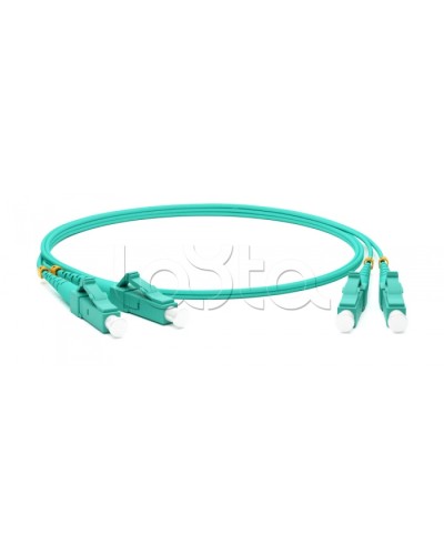 Патч-корд волоконно-оптический Hyperline FC-D2-503-FC/PR-LC/PR-H-3M-LSZH-AQ в Санкт-Петербурге Патч-корды оптические Pintop.ru