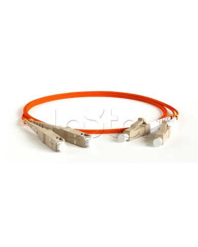 Патч-корд волоконно-оптический MM 50/125, LC-SC, duplex, LSZH, 10 м Hyperline FC-D2-50-LC/PR-SC/PR-H-10M-LSZH-OR (FC-50-LC-SC-PC-10M) в Санкт-Петербурге Патч-корды оптические Pintop.ru