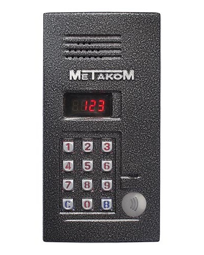 Блок вызова домофона Метаком MK2012-MFE в Санкт-Петербурге Блоки вызова многоабонентные Pintop.ru