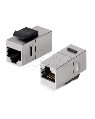 Адаптер проходной Cabeus CA-KJ-8p8c-C5e-SH в Санкт-Петербурге Проходные адаптеры RJ-45 и разветвители Pintop.ru