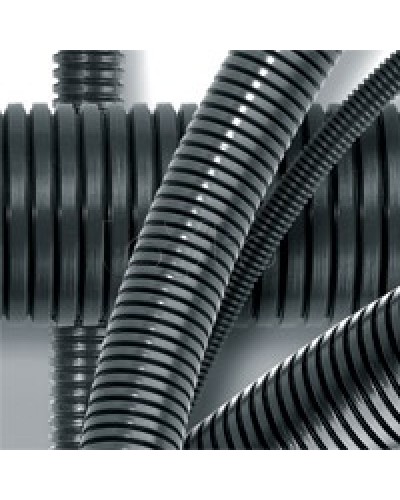 Труба гофрированная DN17мм, ПВ-2, д. вн. 16,8 мм, д. нар. 21,2 мм, полиамид 6 DKC (PA601721F2) в Санкт-Петербурге Труба гофрированная Pintop.ru