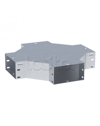 Ответвитель крестообразный 80х200-1,2 мм EKF (x8020008-1,2) в Санкт-Петербурге Аксессуары для лотков Pintop.ru