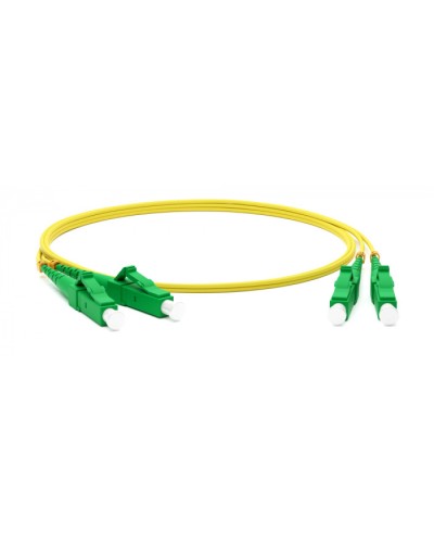 Патч-корд волоконно-оптический одномодовый SM 9/125 (OS2), LC/APC-LC/APC, duplex, LSZH, 5 м Hyperline FC-D2-9-LC/AR-LC/AR-H-5M-LSZH-YL в Санкт-Петербурге Патч-корды оптические Pintop.ru