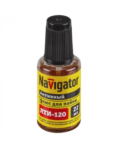 Флюс Navigator 93 267 NEM-Fl05-F22 (ЛТИ-120, 22 мл) в Санкт-Петербурге Аксессуары для кабель-канала Pintop.ru