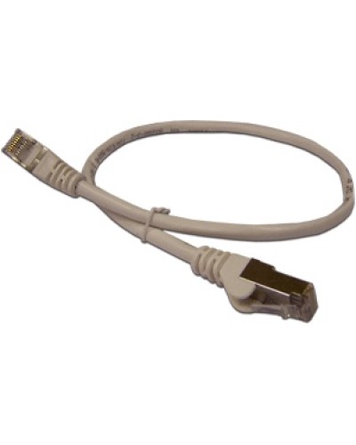 Патч-корд RJ45 - RJ45, 4 пары, FTP, категория 5е, 5 м, белый LANMASTER LAN-S45-45-5.0-WH в Санкт-Петербурге Патчкорды (медные) Pintop.ru