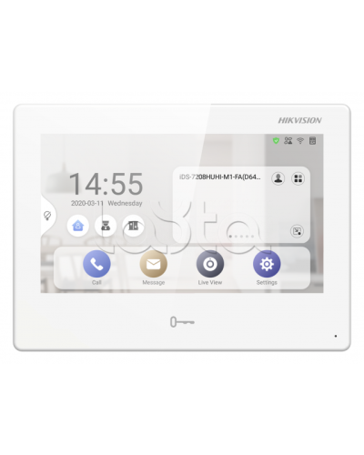 IP видеодомофон Hikvision DS-KH9310-WTE1(B) в Санкт-Петербурге Абонентские IP устройства Pintop.ru