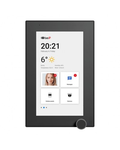 IP-видеодомофон BAS-IP AZ-07L BLACK в Санкт-Петербурге Абонентские IP устройства Pintop.ru